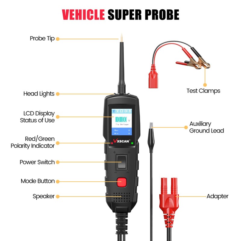 VXSCAN Automotive Power Circuit Probe Kit, Circuit Tester Breaker Finder