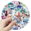 210PCS Ocean Stickers, Cute Under The Sea Animal Fish Shark