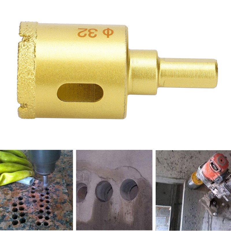5Pcs Diamond Hole Saw Drill Bit Granite Ceramic Concrete Marble
