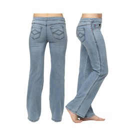 PajamaJeans Boot Cut for Women Jeans - Jeans Women, Arctic Distressed, LG