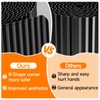 Corrugated Garden Edging,6"×40Ft Galvanized Steel Landscape Edging & Lawn Edging
