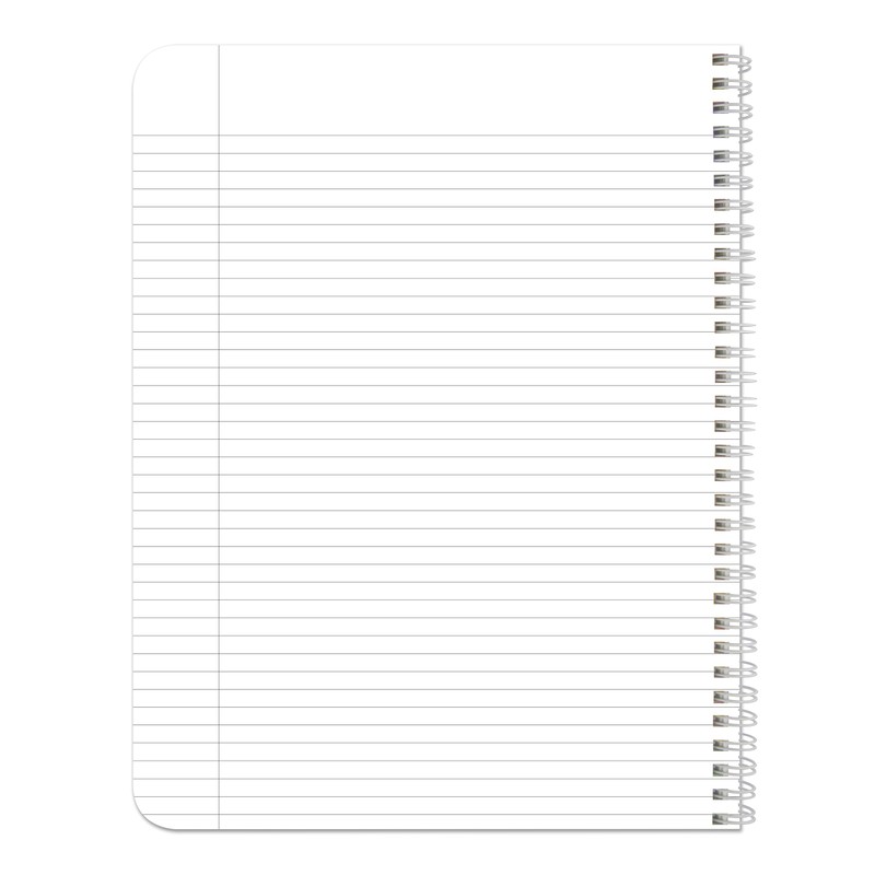 BookFactory NotRight (Left-Handed) Notebook/Lefty Not Right Notebook 120 Pages 8.5''