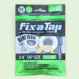 Essex Green Fix-a-Tap Tap Fitting Kit for 3/4" Taps or Bath Mixer - for Pressed Steel Baths.
