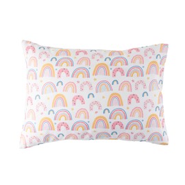 Bunnikins & Clover Toddler Pillows with Pillowcase, 13"x18" Soft Cotton Kid Pillows for Sleeping, Bedding Small Pillow for Boys and Girls Aged 2-5 Years