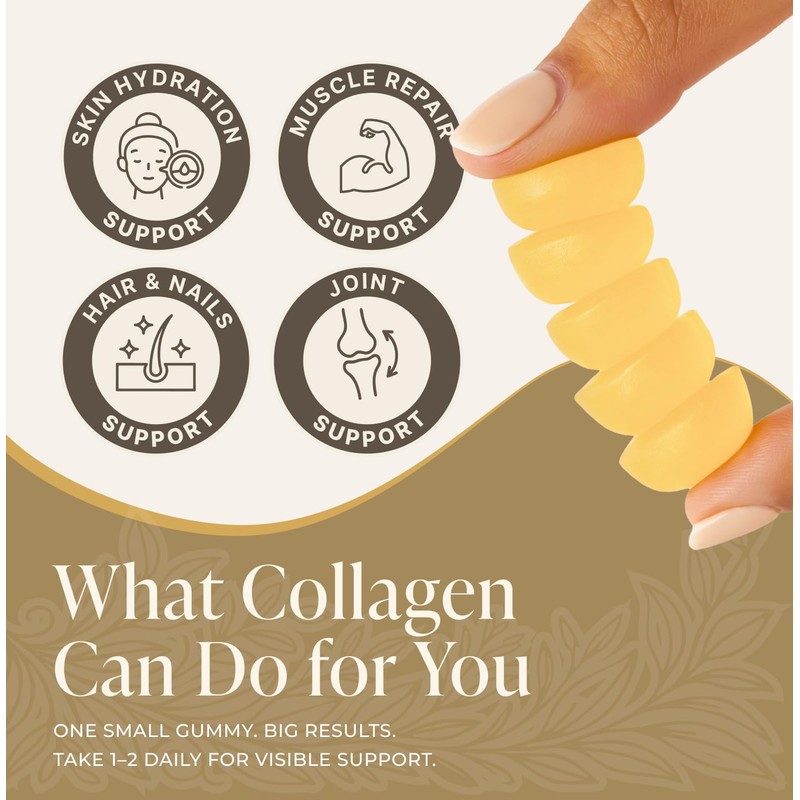 Lurelle Collagen Gummies for Women – 1000mg Collagen per Gummy