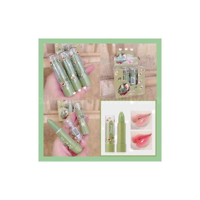 Avocado Color Changing Lip Balm Hasaya Lip Balm Lip Nourishing