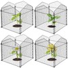 DECOHS 4 Packs Chicken Wire Cloche Plant Protectors from Animals