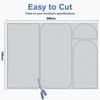 Valquid Blackout Blind, 200×145cm Temporary Blackout Blinds Stick on Window,
