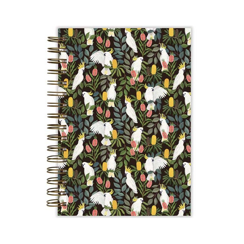 Earth Greetings A5 Journal Lined - Aussie Squawkers