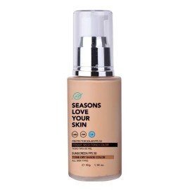Seasons Love Your Skin Protector Solar Facial Con Color Toque Seco Fps 50 Seasons
