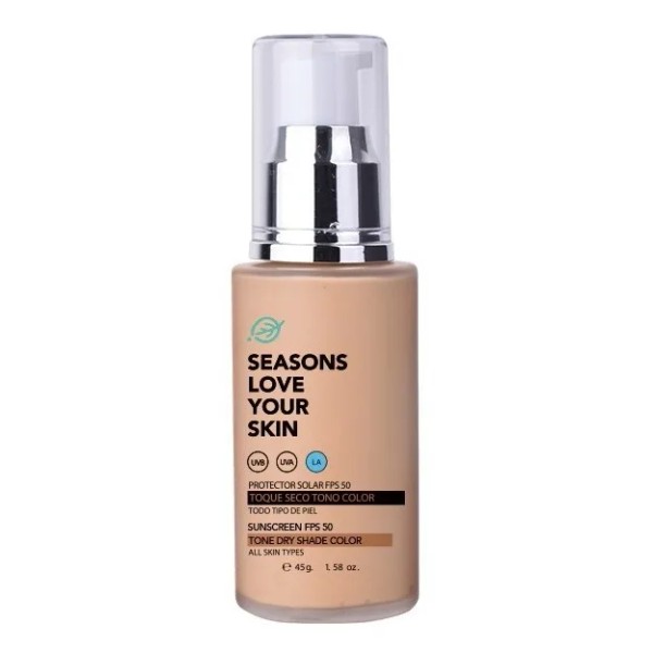Seasons Love Your Skin Protector Solar Facial Con Color Toque