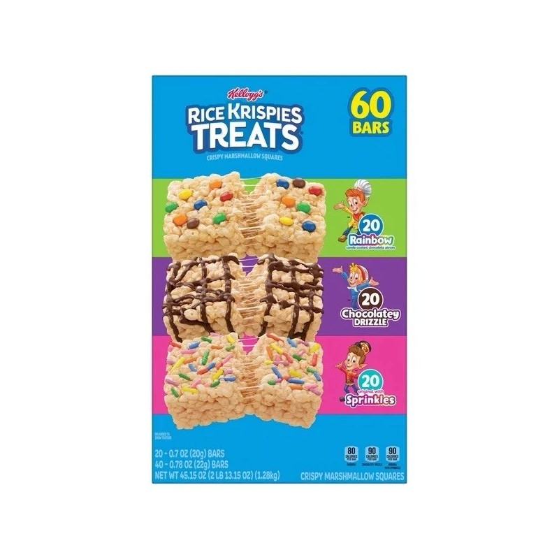 Kellogg's MEGA Kellogg's Rice Krispies Treats Variety - 60ct Snack