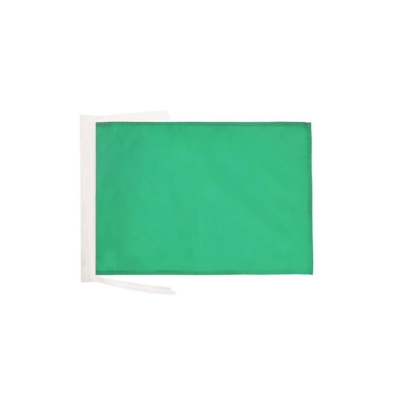 AZ FLAG Race officer green Flag 18'' x 12'' cords