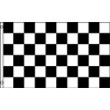 Black & White Checkered Flag 4x6ft Poly