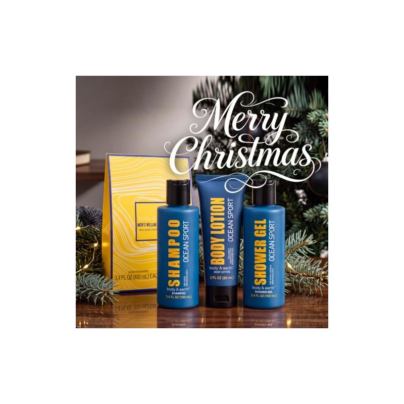 BODY EARTH Cestas De Regalo De 3 Piezas Con Aroma