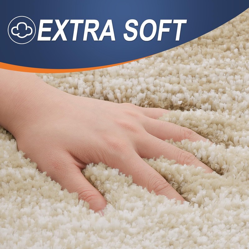 OLANLY OLANLY Bathroom Runner Rugs 59x20, Extra Soft Absorbent Microfiber