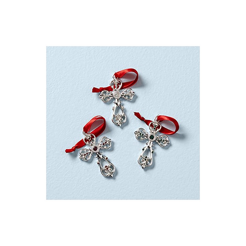Lenox 893581 Mini 3-Piece Cross Ornament Set