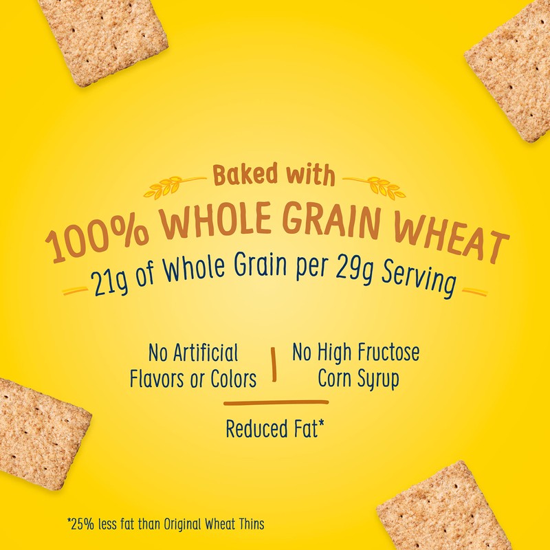 Wheat Thins Reduced Fat Whole Grain Wheat Crackers, 6 -