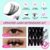 FADVAN Volume Lash Clusters Kit 280pcs DIY Eyelash Extension Kit