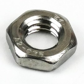 DAUMLINK® Flat Nut DIN 439 (Low Hex Nut Form B with Chamfer) Material V2A Stainless Steel (Pack of 25) (Sim. 4035) as Nut for Tight Spaces (M6)