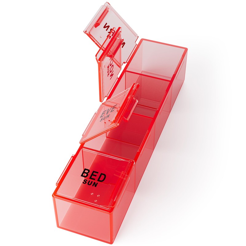 JFA Medical Weekly Small Travel Pill Box Organiser/Reminder for Medicines