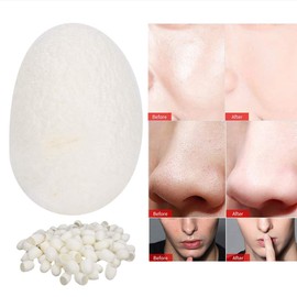 100 Pieces Silkworm Cocoons, Natural Silk Cocoons, Peeling Silkworm Balls for Facial Care Removing Blackheads