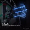 Accudart Tracer Steel Tip Light-Up LED Darts, 16 gram, Blue
