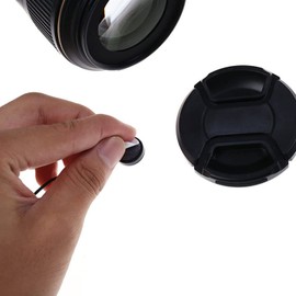 Lopsity 10PCS Lens Cap Keeper Holder for DSLR SLR Camera, Prevents Lens Cap Loss, Compatible with Various Sizes and Types of Camera Lenses