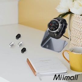 Miimall [Clear Design Dustproof Plug] Garmin Compatible Dustproof Plug Garmin vívosmart 5/venu 2s/venu2 plus/2S/ instinct/ instinct2s/instinct2s/foreathlete 745/55/245/945/Approach