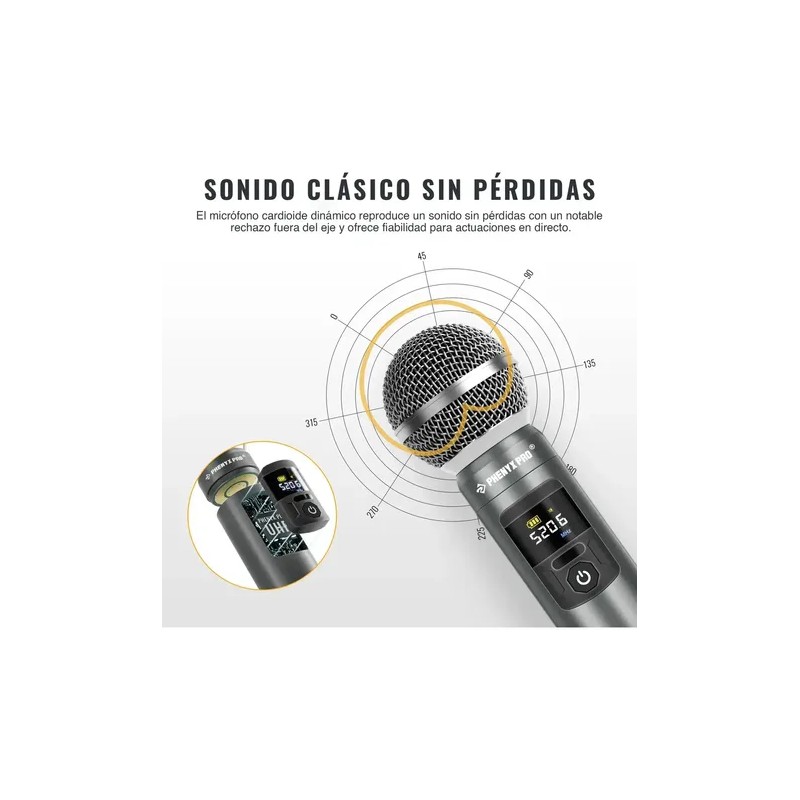 Pwh-4200 Micrófono Inalámbrico De Mano Para Ptu-52/5200/4200