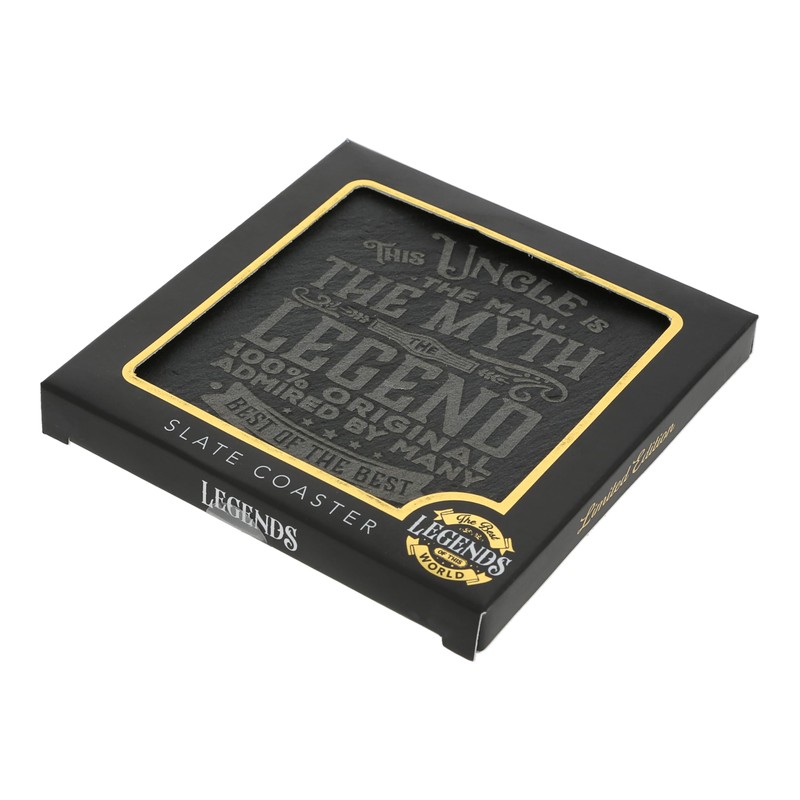 Pavilion Gift Company - Uncle - 4" x 4" Slate