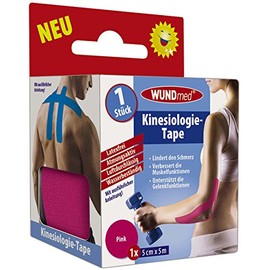 Wundmed Kinesiology Tape 5 m x 5 cm Pink Pack of 3