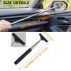 LJDJ Car Rearview Mirror Wiper 2 Pack Universal Automotive Car