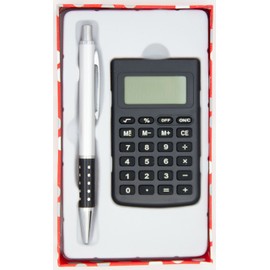 Stephanie Imports Boxed Gift Set Pen & Calculator