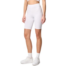 Merry Style MS10-200 Women's Cotton Short Leggings - White, size: m