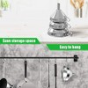 Stainless Steel Funnel Set Kitchen Strainer Funnel Filter Set Wide