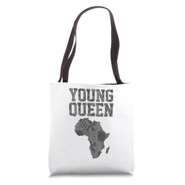 African Queen Art For Girls Women African Print Kente Cloth Tote Bag