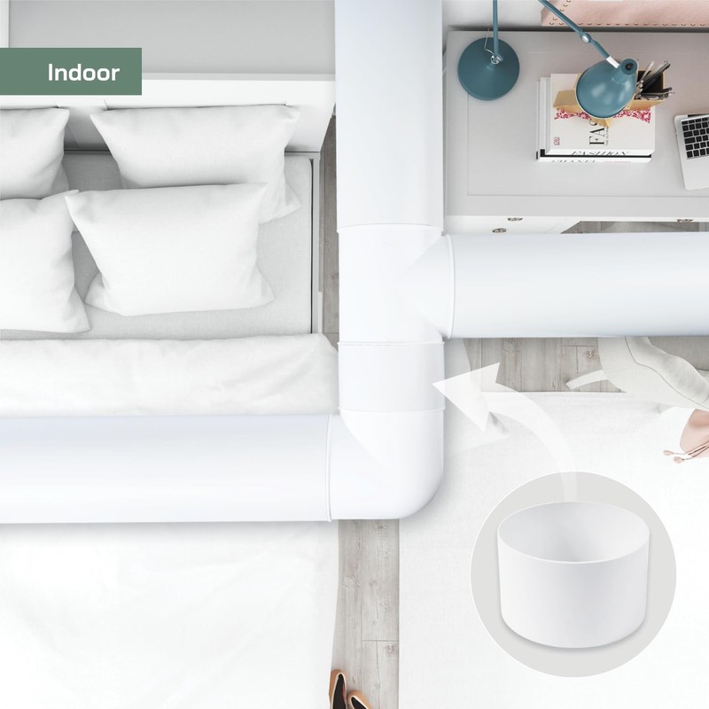 Vent Systems Diameter 100 mm Plastic - Female Round Pipe