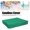 generic Protector Piscina Cuadrado Con Cubierta Caja De Arena Verde
