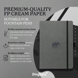 Dingbats* - Wildlife Lined Extra Large A4 Notebook - PU Leather Hardcover Jou...