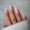 JMEOWIO Semi Cured Gel Strips Nail Art Sticker Wrap Glitter