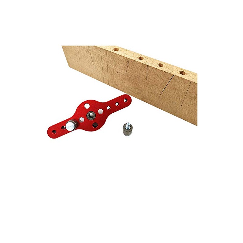 CarAngels Center Opening Drill Guide, Dowel Drilling Guide, Jig Adjustable,