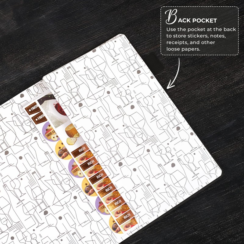 Clever Fox Wine Journal for Wine Tasting – Guided Wine