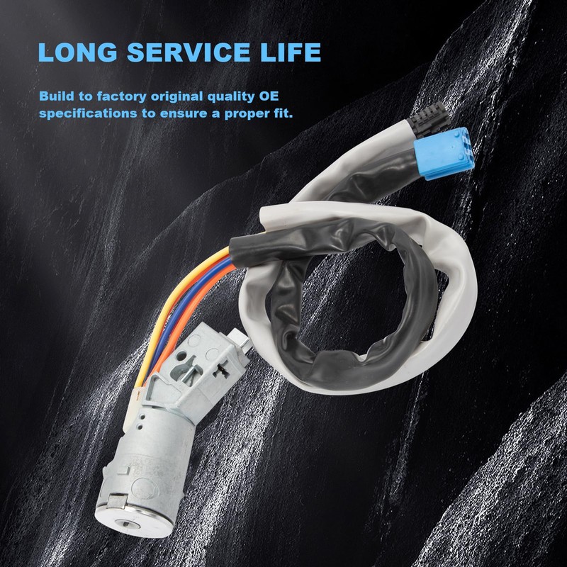 Konuooer Neiman Steering Wheel Lock Start Switch Ignition Switch with