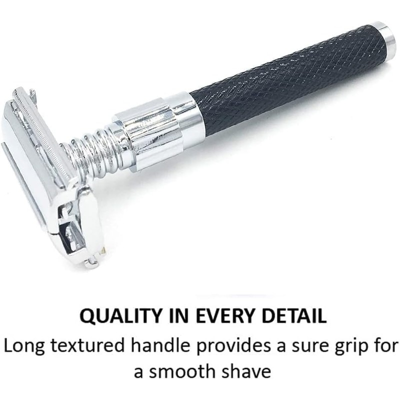 Parker Safety Razor 92R Heavy Butterfly Open Double Edge Safety