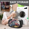 Collapsible Laundry Baskets, 3 Pack Mesh Pop-Up Laundry Hampers