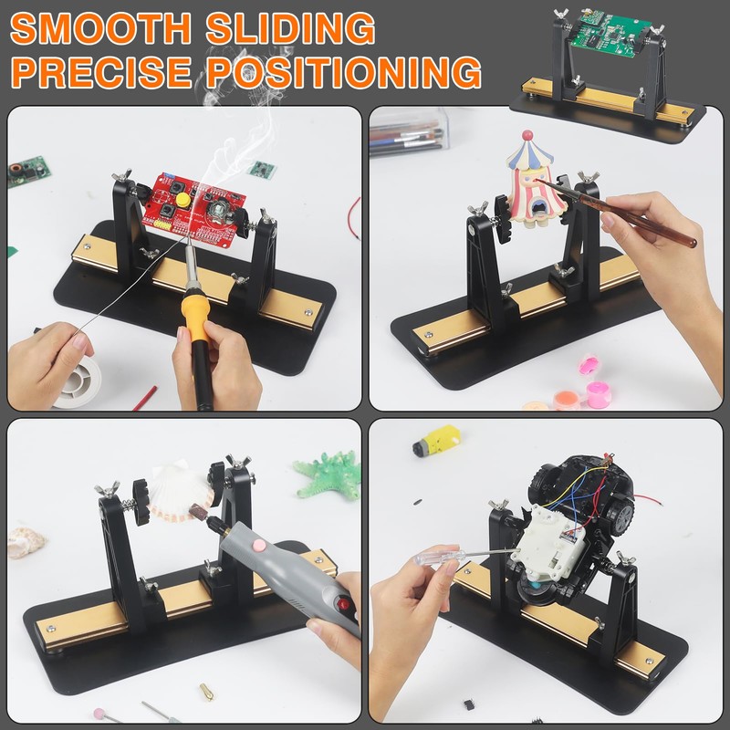 EOOKU Circuit Board Holder Helping Hands with Heavy Base for