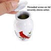 ICOKEE Red Cardinal Bird Small Keepsake Urn for Human Ashes