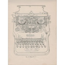 Hammond No.12 Typewriter Instruction Manual User Repro Antique Guide Vtg How To