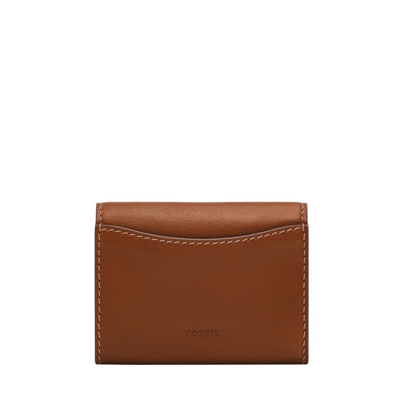 Fossil Women's LENNOX Smooth Leather Small Flap Wallet, SL10065200